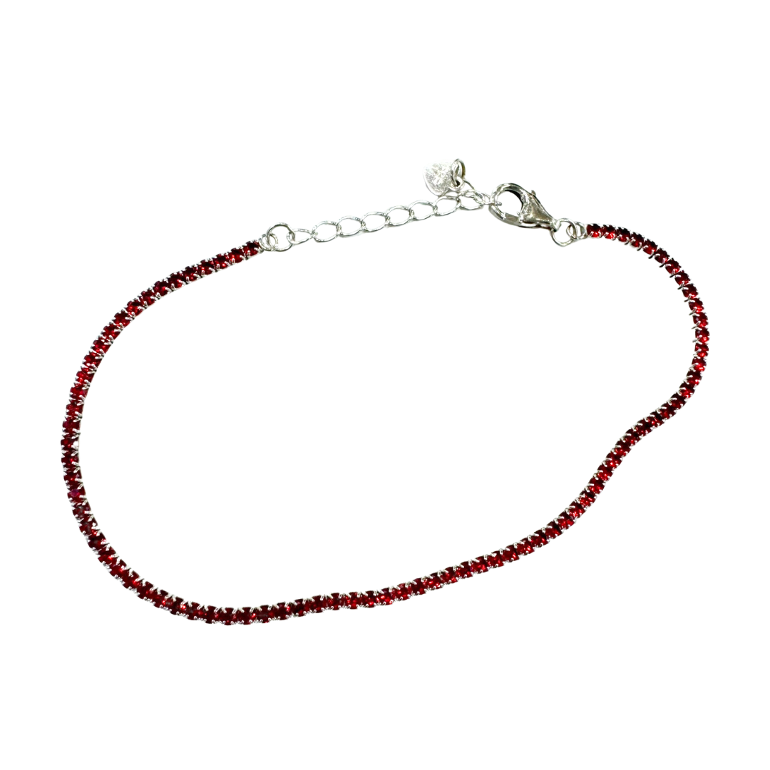 Ruby Tennis Bracelet