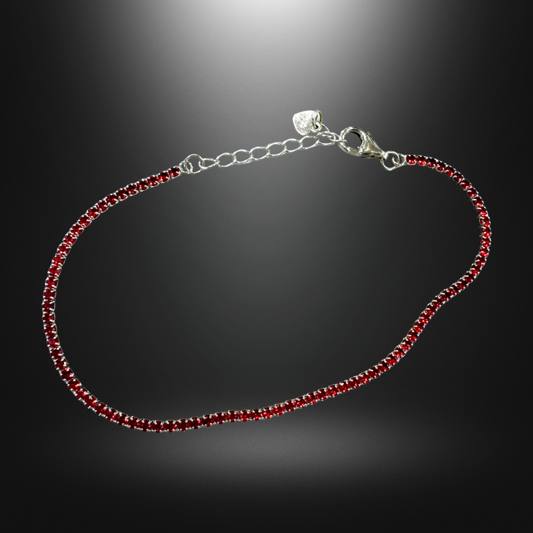 Ruby Tennis Bracelet