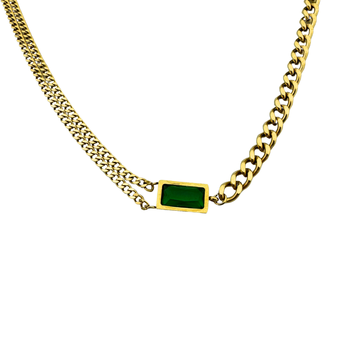 Peridot Chain Necklace