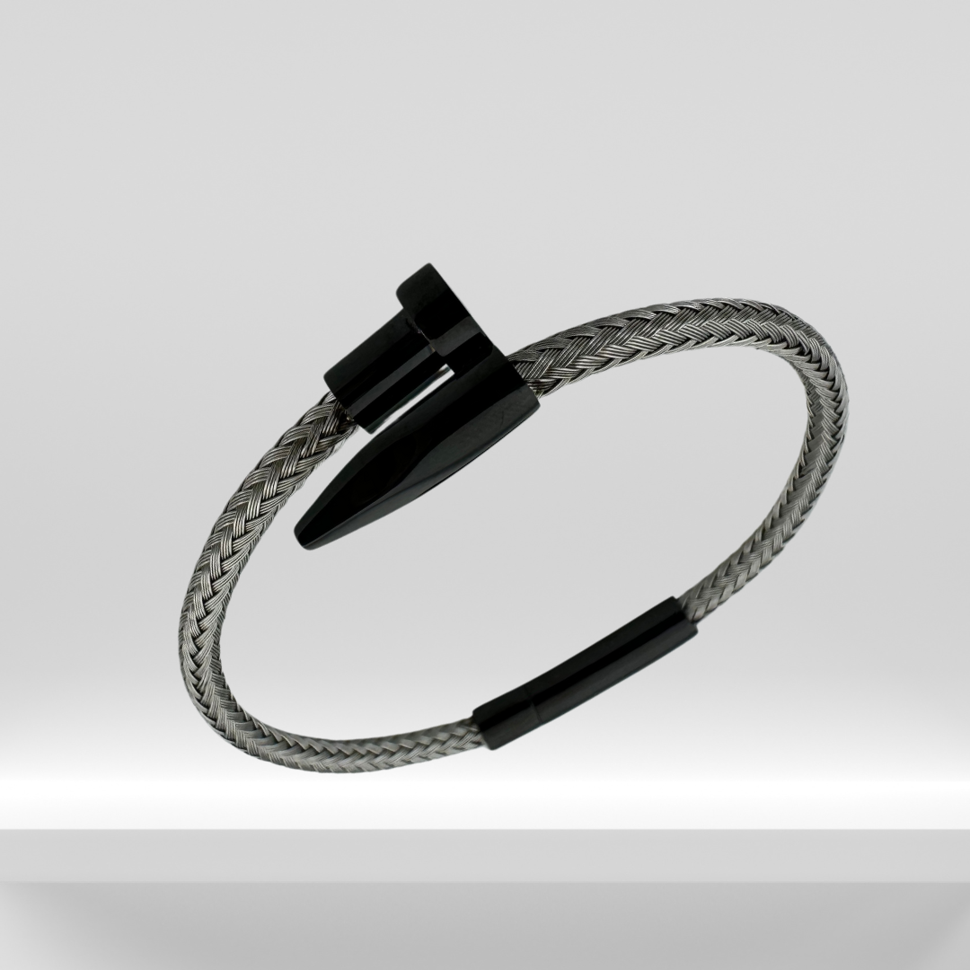 Carbon Nail Bracelet